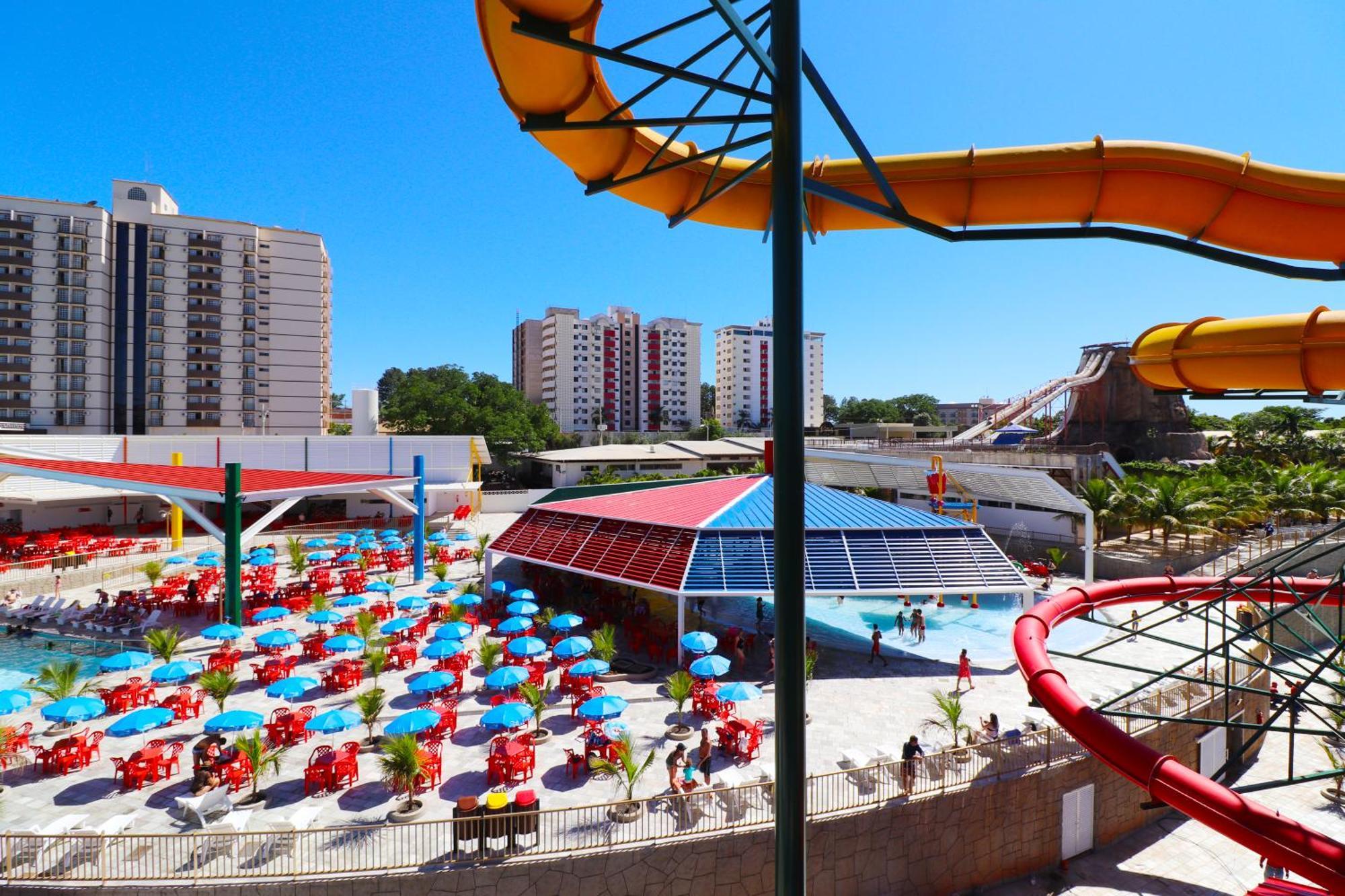 Spazzio Diroma Com Acesso Ao Acqua Park, Splash E Slide カルダス・ノバス エクステリア 写真